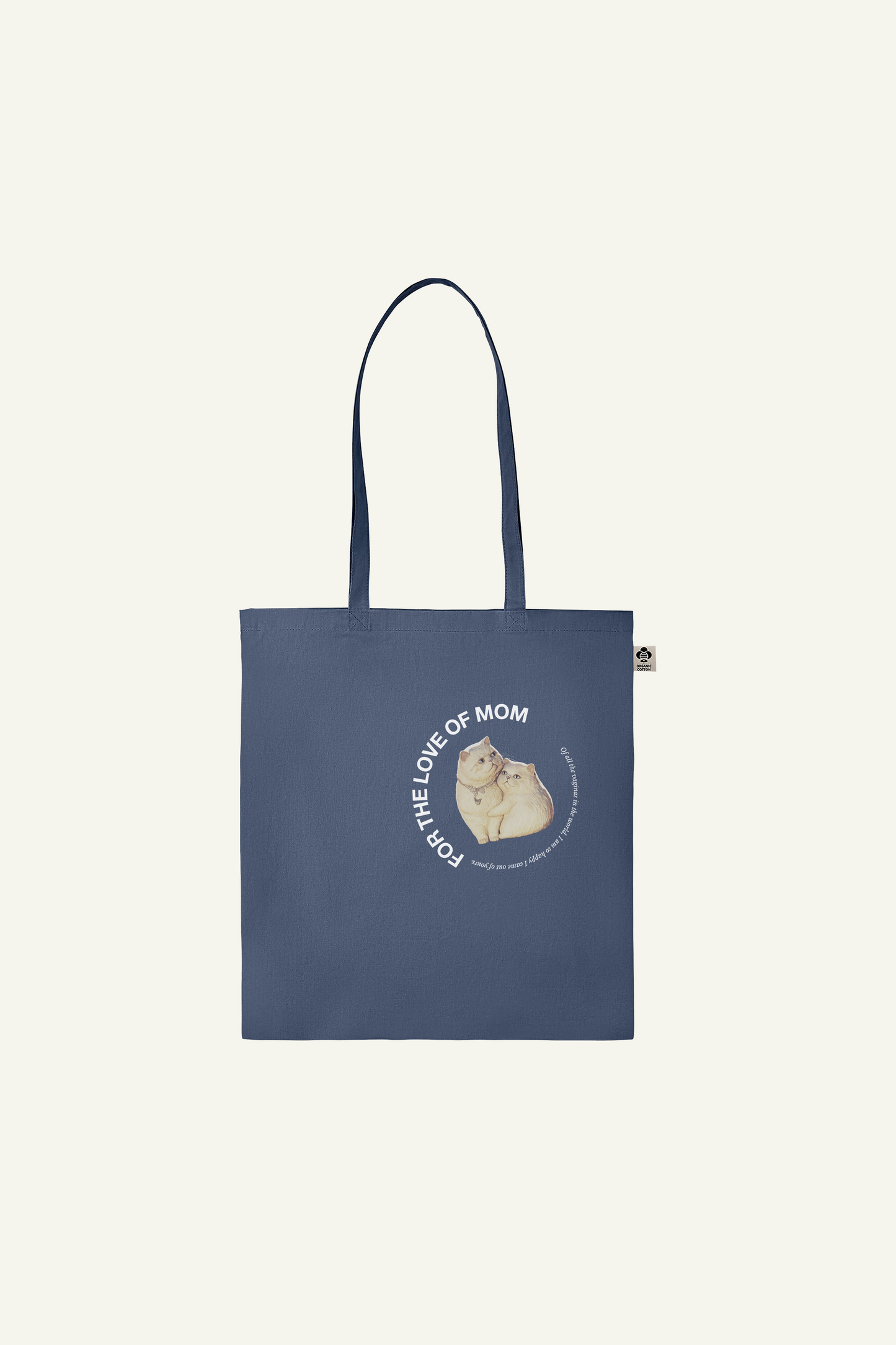 FOR THE LOVE OF MOM | Organic Long Handles Tote Bag