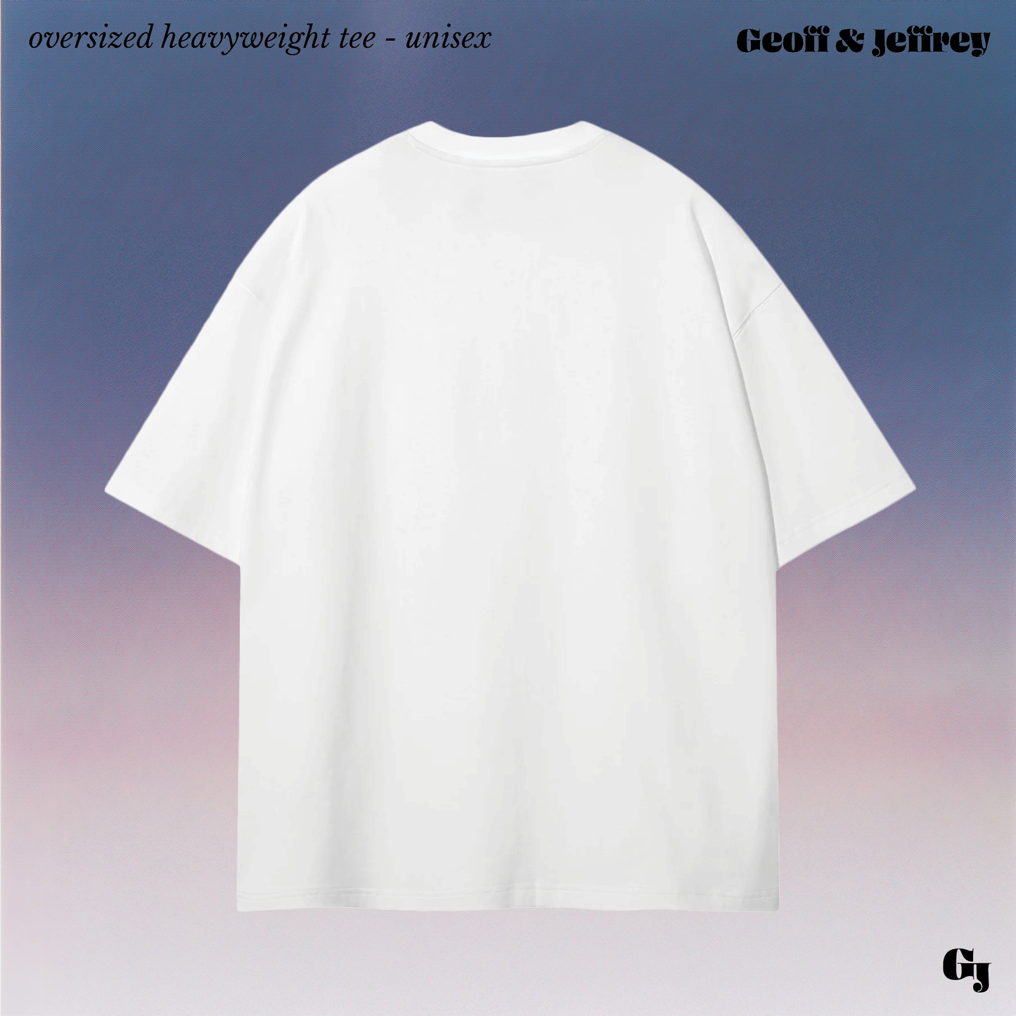 The Jeffrey's bold type tee