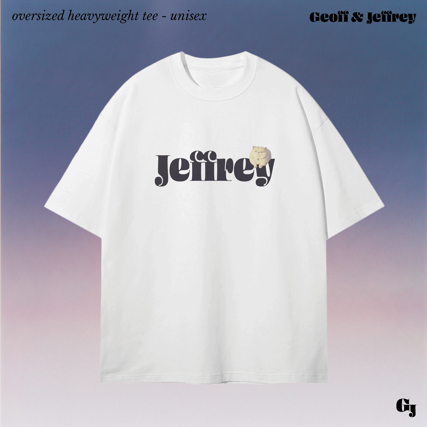 The Jeffrey's bold type tee