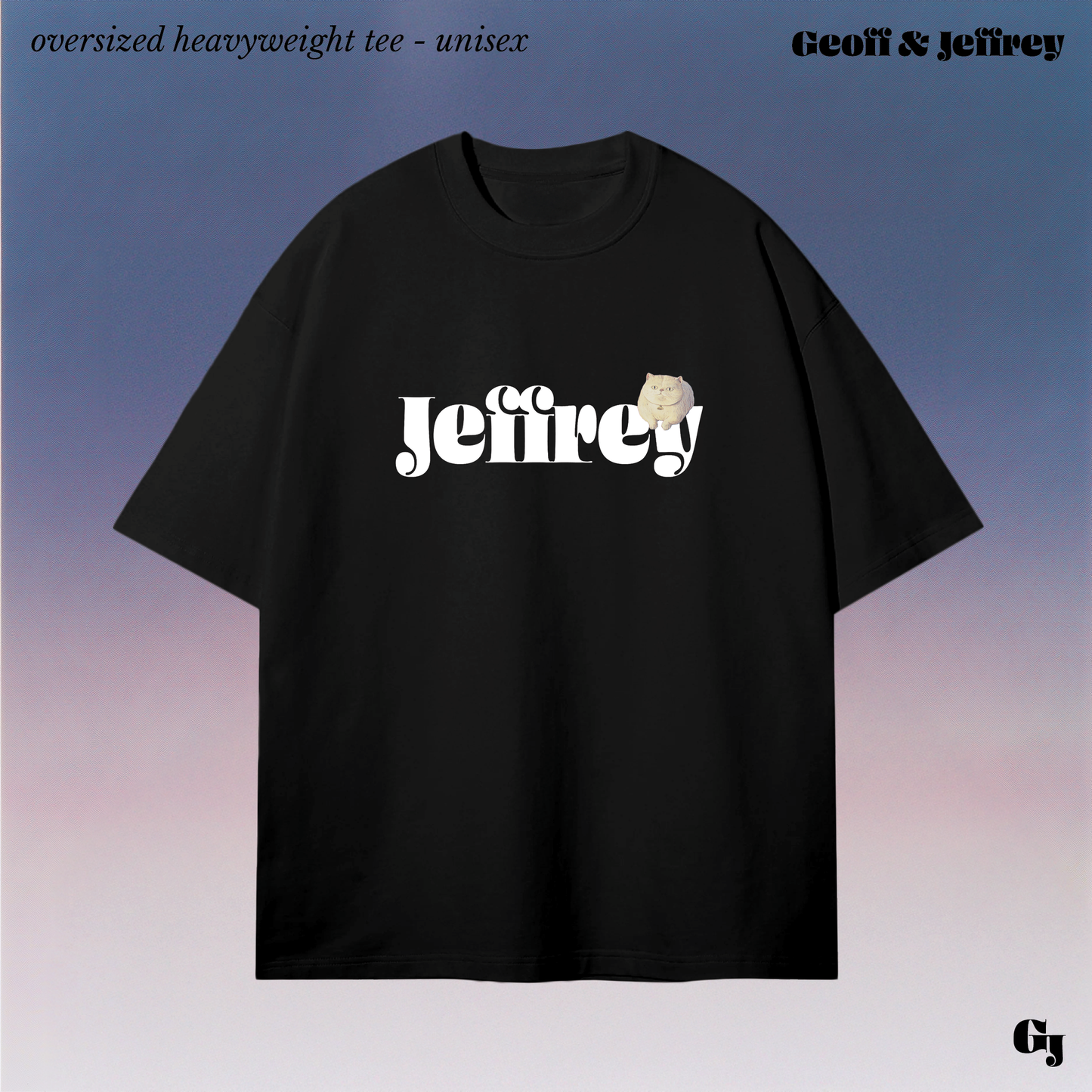 The Jeffrey's bold type tee