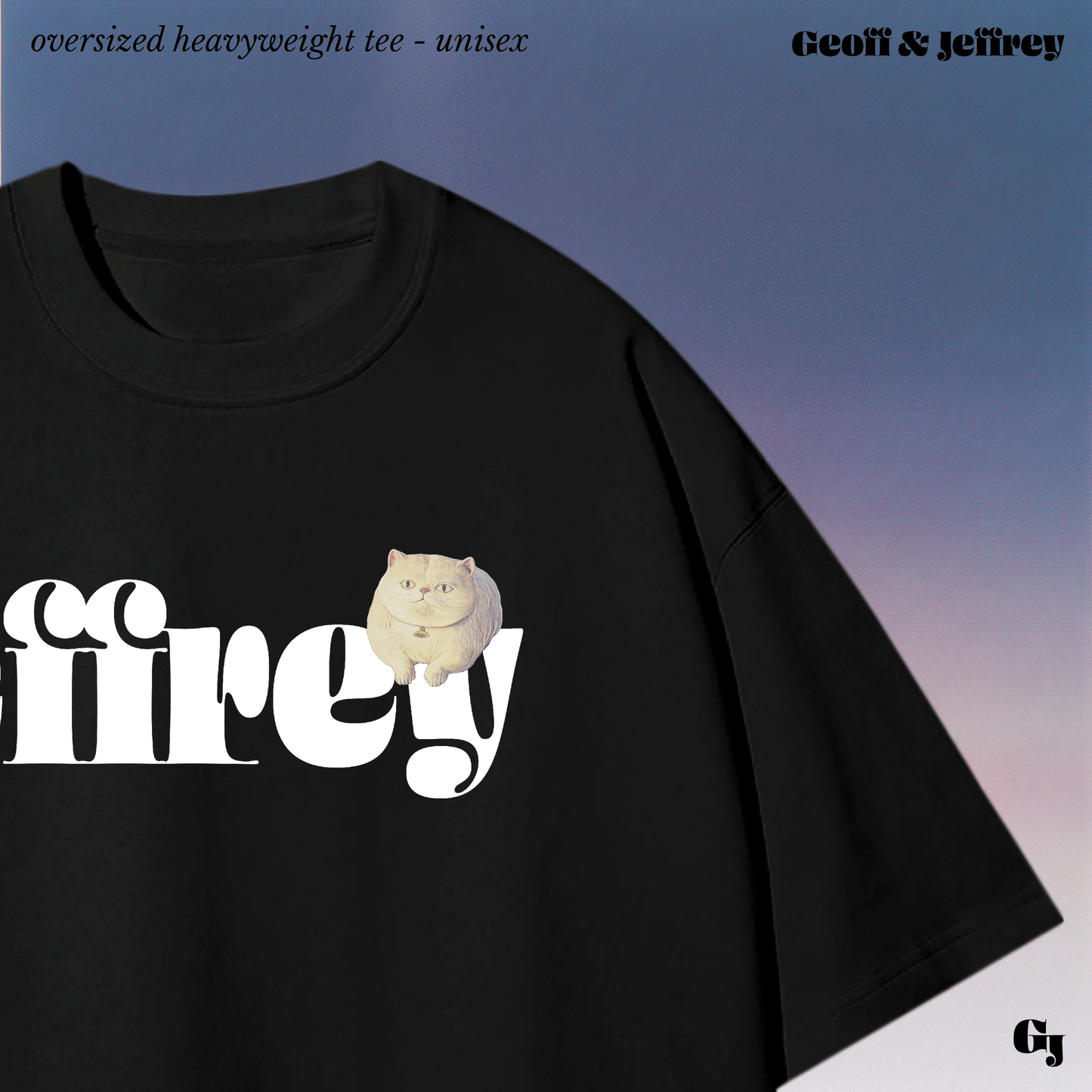 The Jeffrey's bold type tee