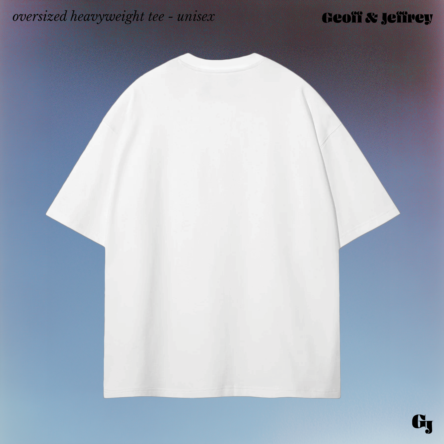 The Geoff's bold type tee