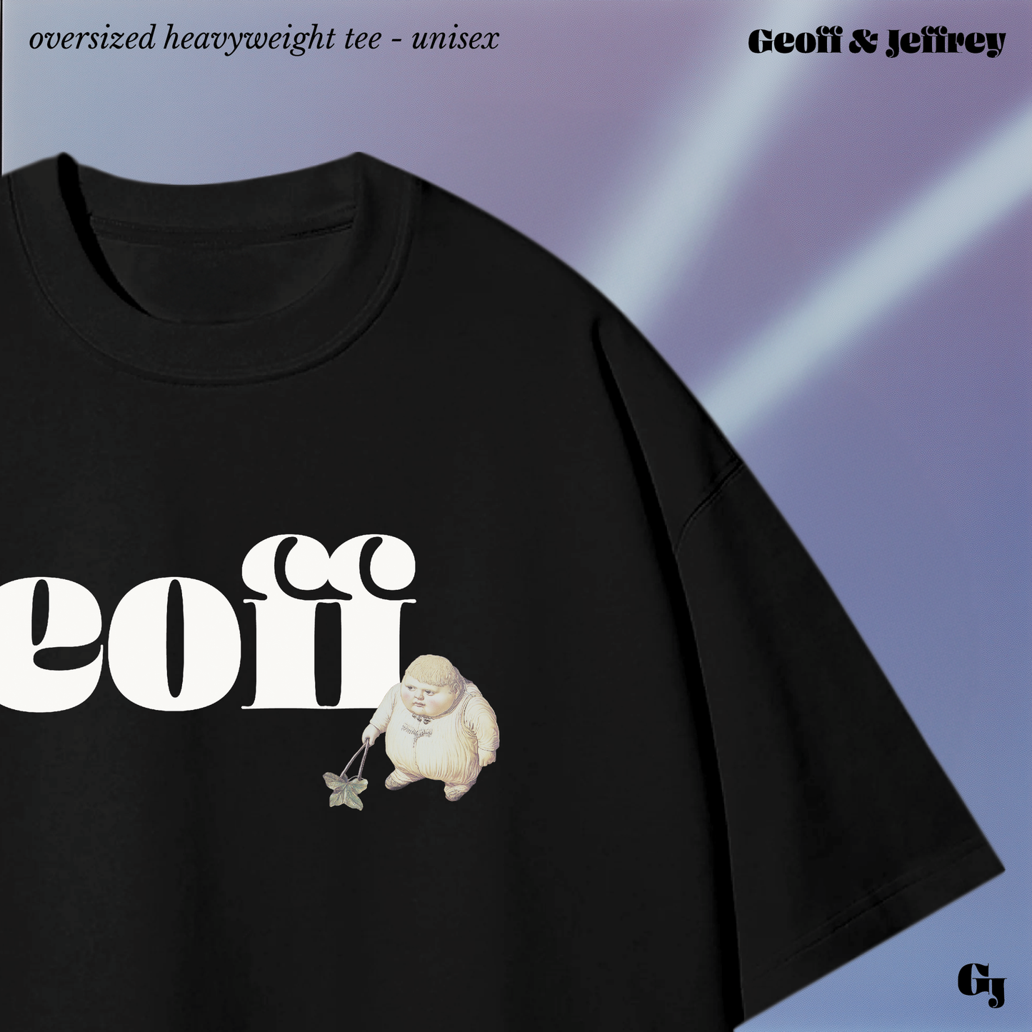 The Geoff's bold type tee