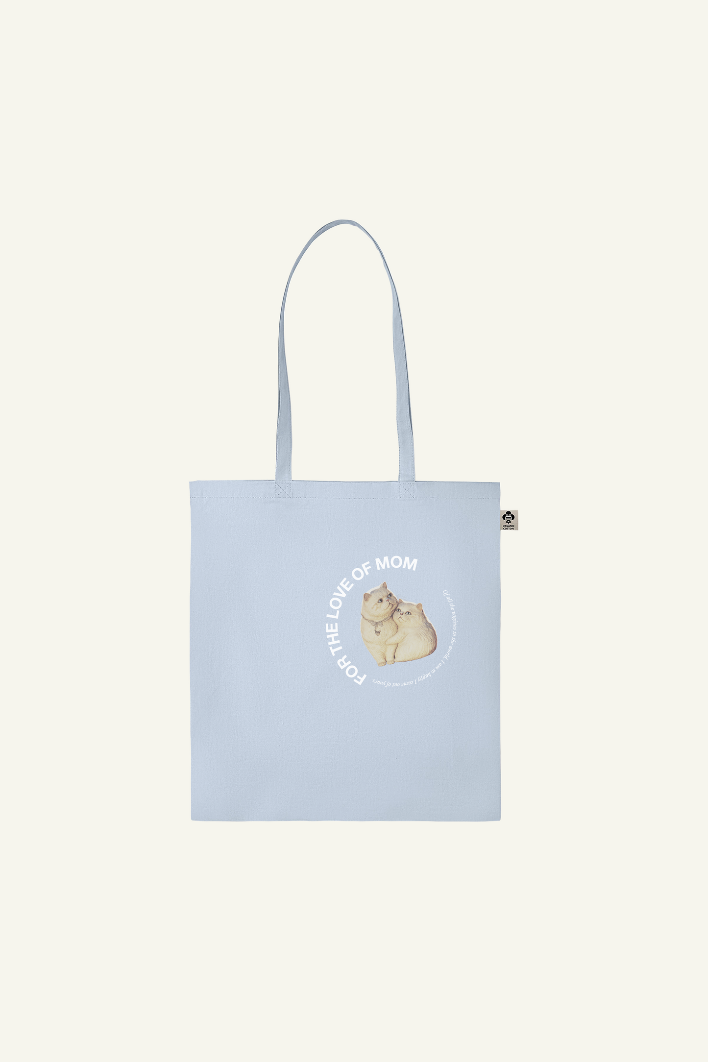 FOR THE LOVE OF MOM | Organic Long Handles Tote Bag