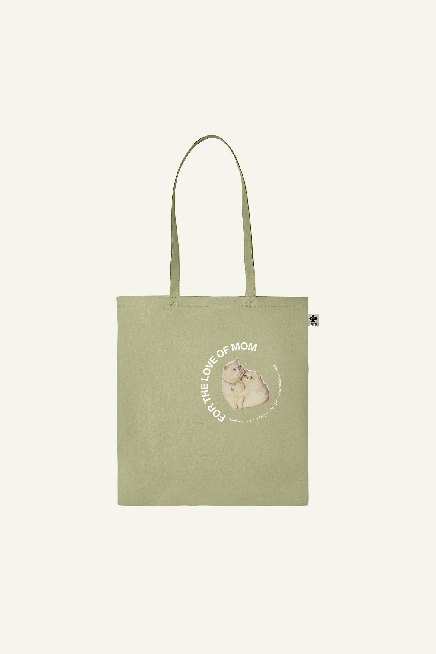 FOR THE LOVE OF MOM | Organic Long Handles Tote Bag