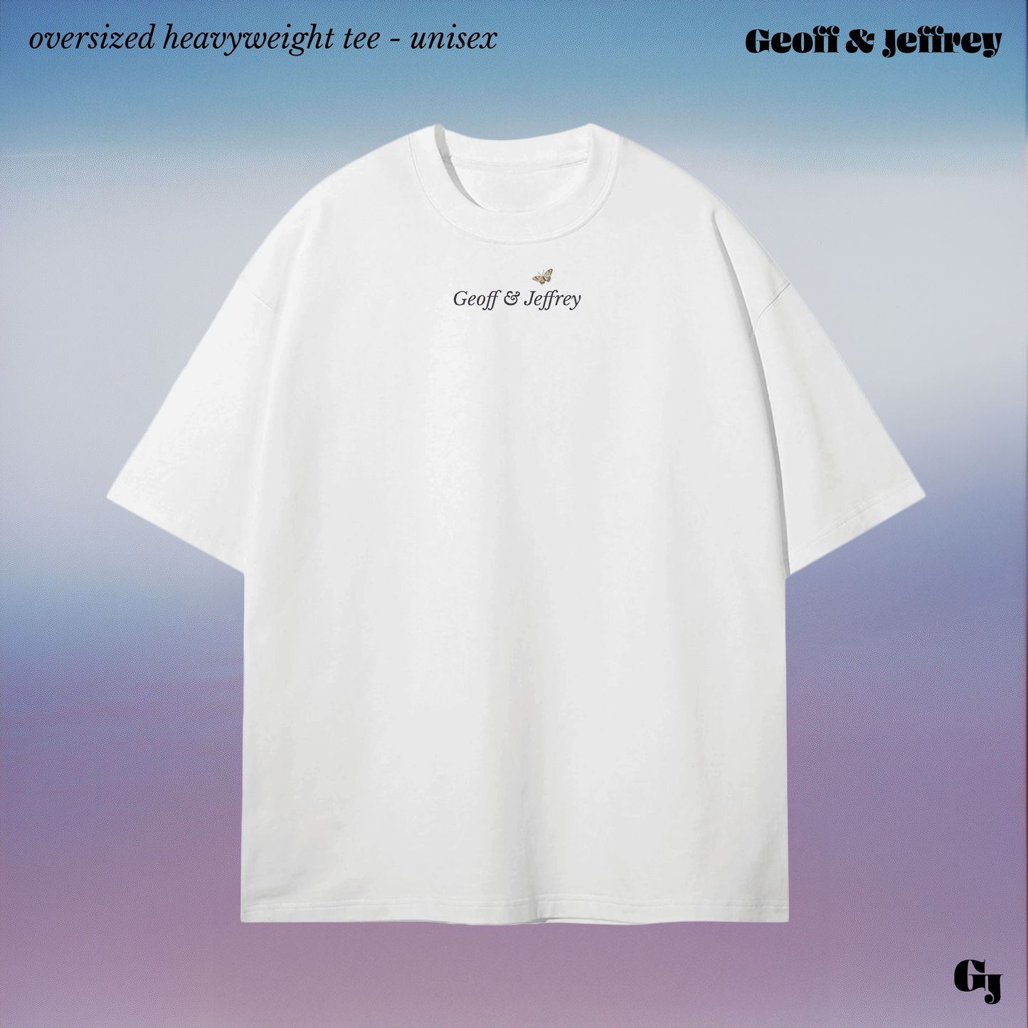 The Geoff & Jeffrey small type tee