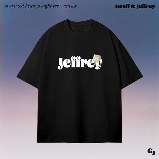 The Jeffrey's bold type tee