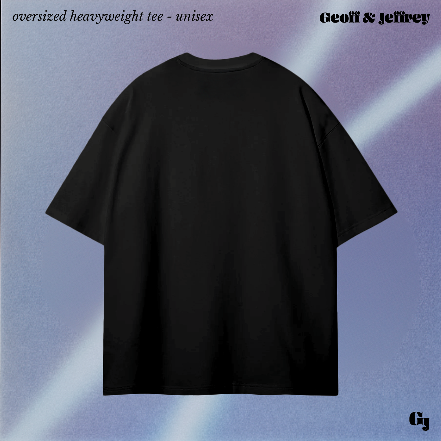 The Geoff's bold type tee