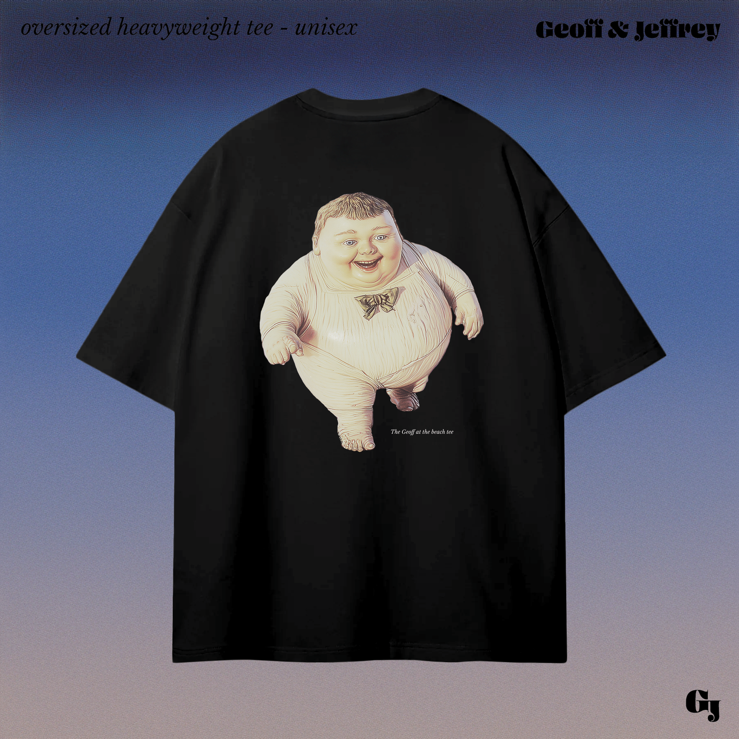 The Geoff at the beach tee