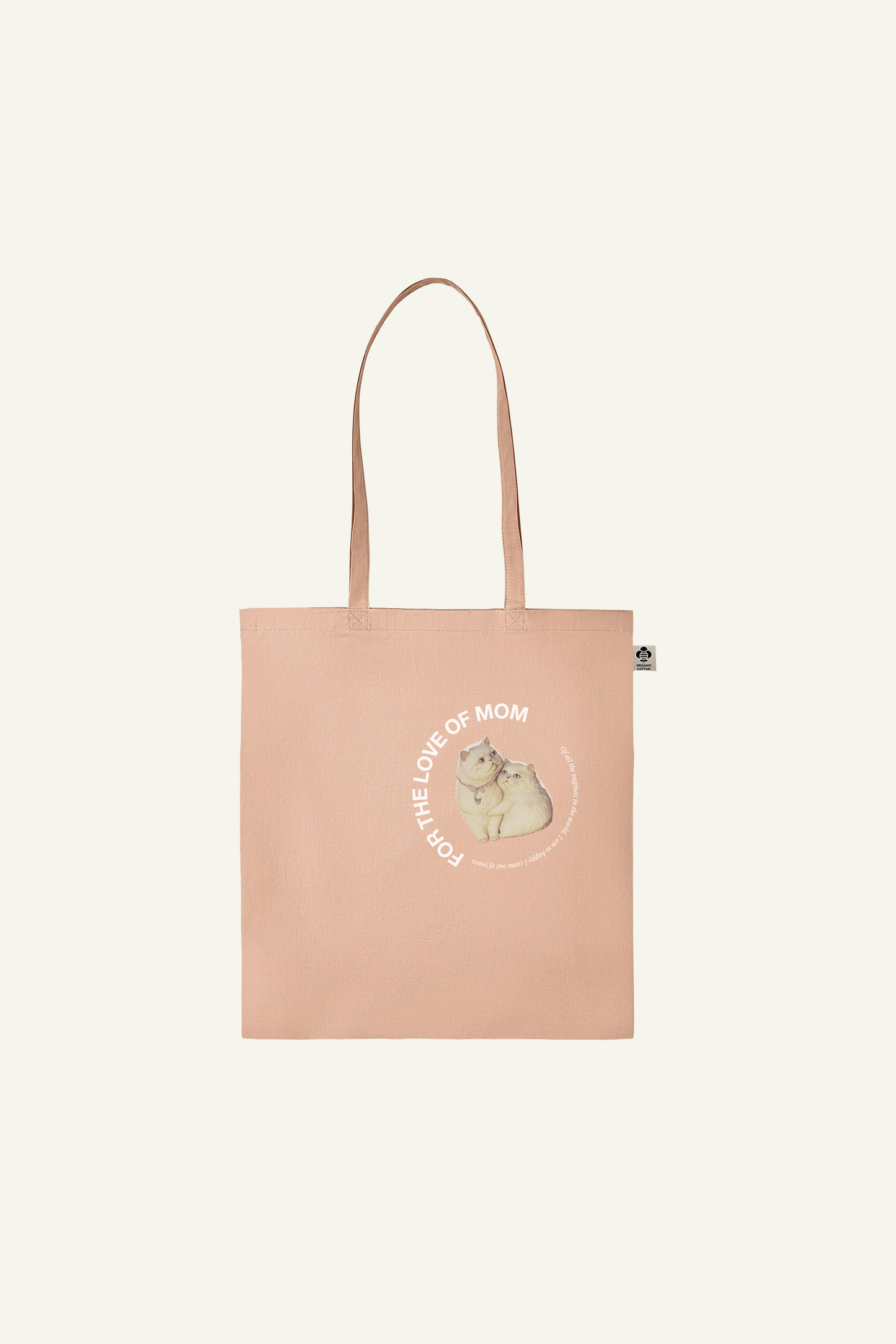 FOR THE LOVE OF MOM | Organic Long Handles Tote Bag